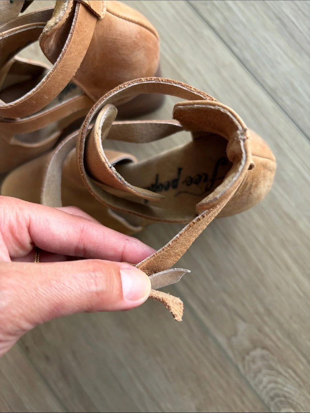 Free People Leather Wedges
